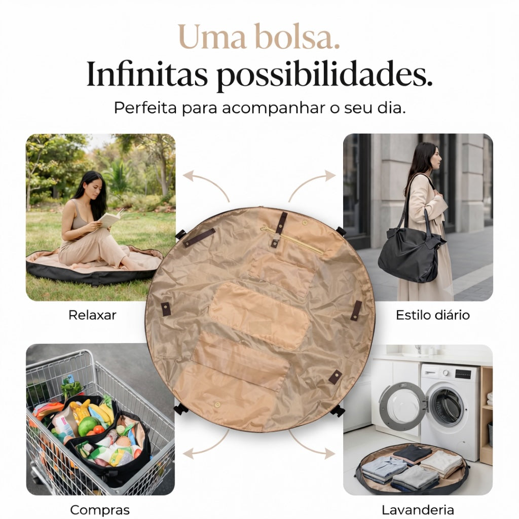 PRATIKTO™ Bolsa que Organiza Tudo em Segundos